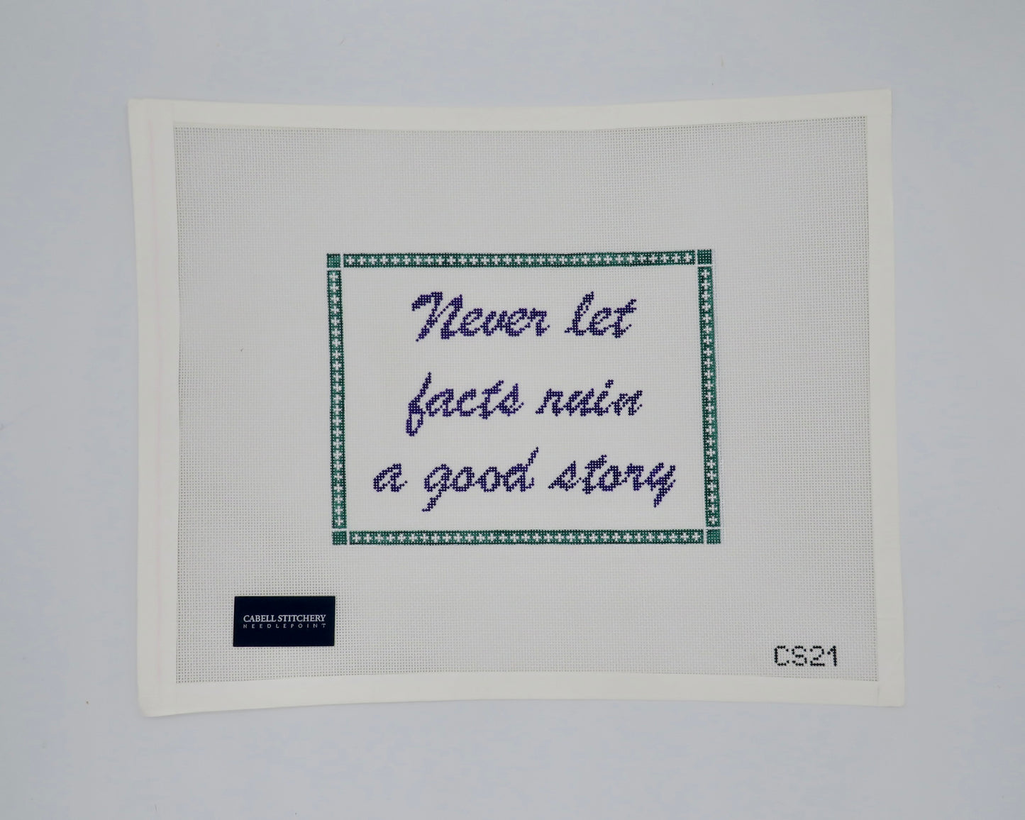 Never Let Facts Ruin a Good Story