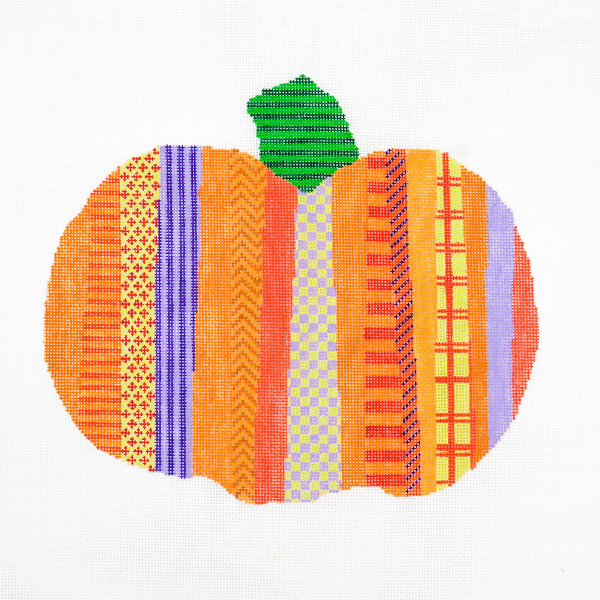 The Stackable Collection: Patchwork Pumpkin