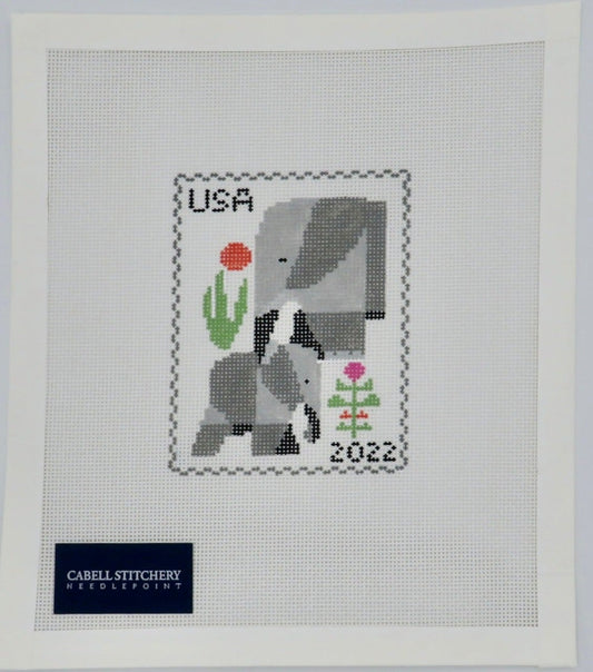Forever Stamp Ornament - Elephant