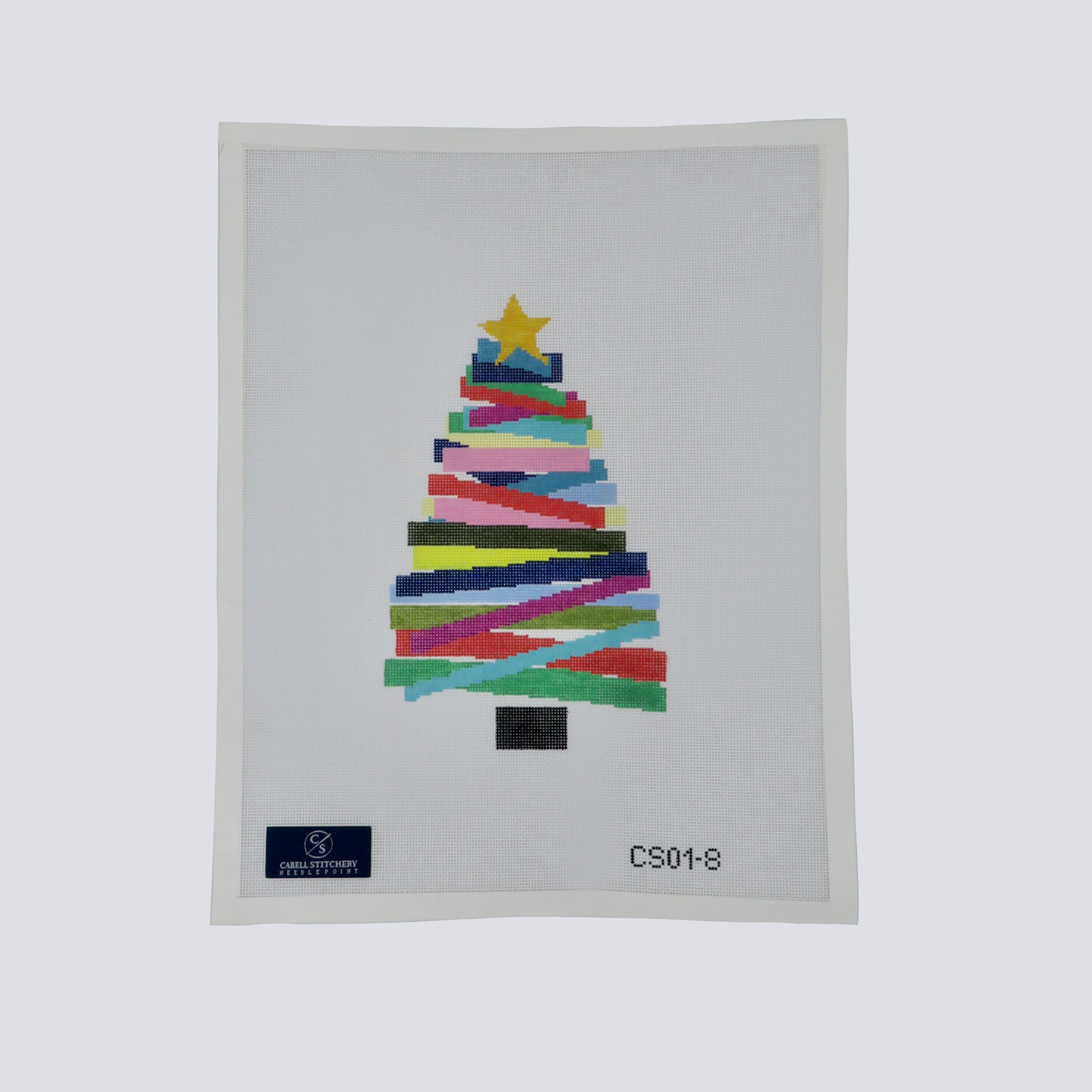 The Stackable Collection: Multicolored Christmas Tree – Cabell Stitchery